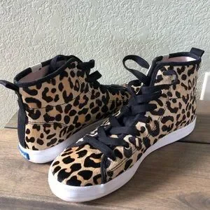 Keds Shoes Keds Kate Spade Kickstart Hi Leopard Calf Hair